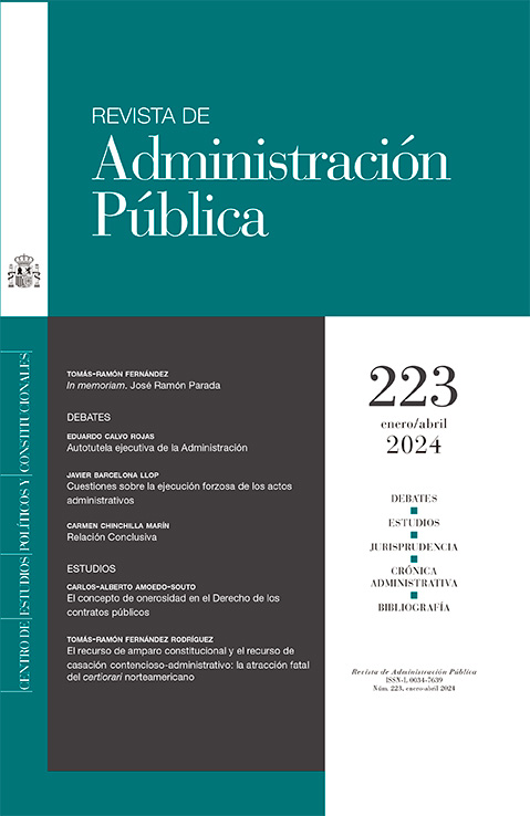 Revista de Administración Pública. Número 223