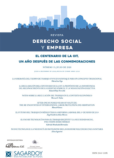 Revista Derecho Social y Empresa