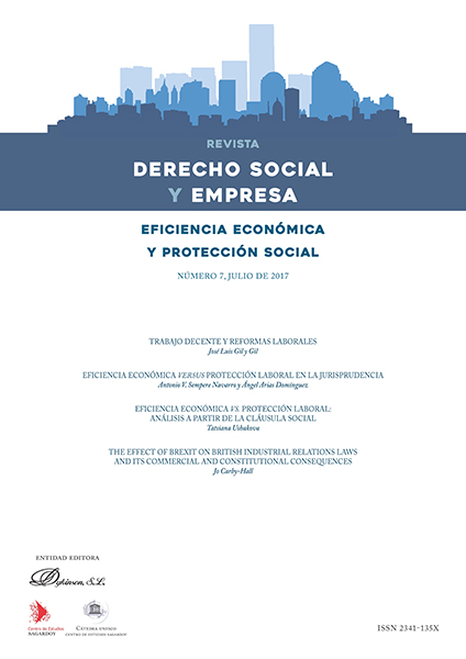 Revista Derecho Social y Empresa