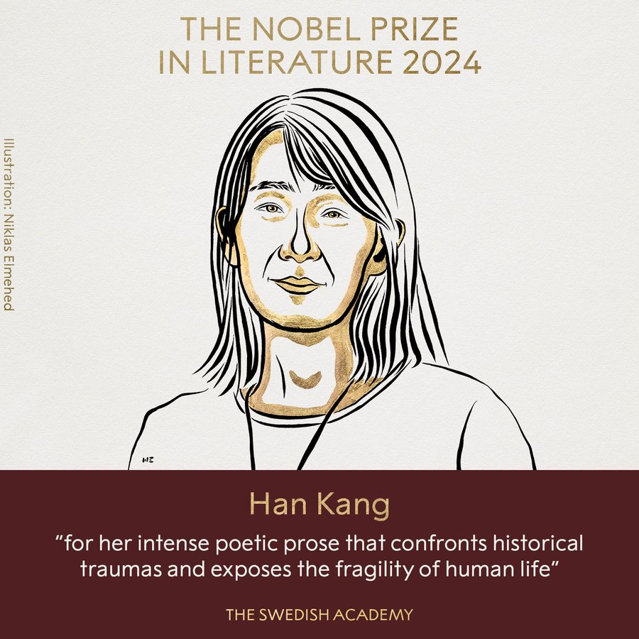 Han Kang, la autora de «La vegetariana», Premio Nobel 2024