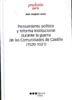 Pensamiento político y reforma institucional durante la guerra de las Comunidades de Castilla (1520-1521)