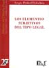 Los elementos subjetivos del tipo legal