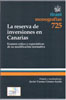 La reserva de inversiones en Canarias
