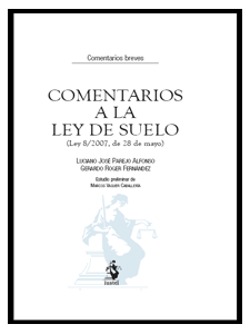 Comentarios a la ley de suelo