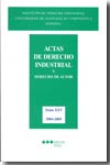 Actas de Derecho Industrial y Derecho de Autor