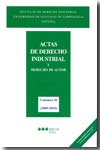 Actas de Derecho industrial y Derecho de autor, Vol.30, años 2009-2010