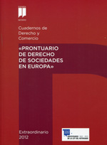 Prontuario de derecho de sociedades en europa
