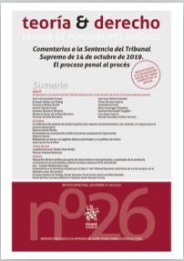 Teoría y Derecho. Revista de Pensamiento Jurídico. Número 26