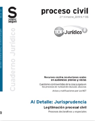 Legitimación procesal civil. Procesos declarativos y especiales