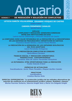 Anuario de Mediación y solución de conflictos 2019-2020