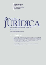 Revista Jurídica de la Comunidad Valenciana. Número 69