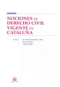 Nociones de derecho civil vigente en Cataluña