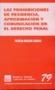 Las prohibiciones de residencia , aproximación y comunicación en el derecho penal