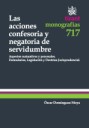 Las acciones confesoria y negatoria de servidumbre