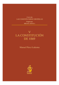 La constitución de 1869. Tomo V.