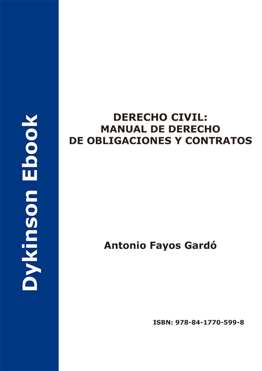 Derecho Civil. Manual de Derecho de Obligaciones y Contratos