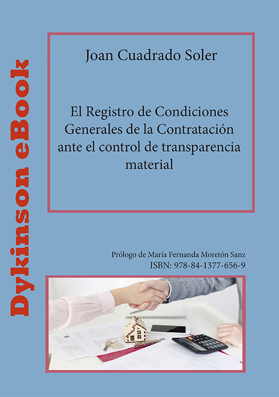 El Registro de Condiciones Generales de la Contratación ante el control de transparencia material