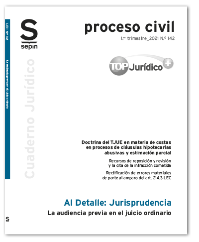 La audiencia previa en el juicio ordinario