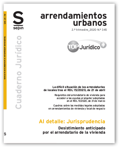 Desistimiento anticipado por el arrendatario de la vivienda