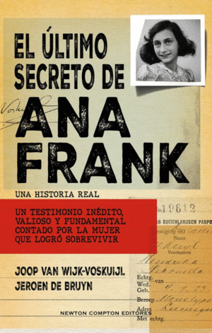 El último secreto de Ana Frank. 9788419620750