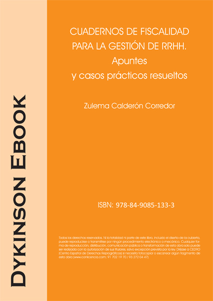 Cuadernos de fiscalidad para la gestión de RRHH. Apuntes y casos prácticos resueltos