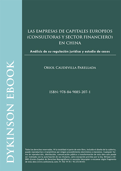 Las empresas de capitales europeos. (Consultoras y sector financiero) en China