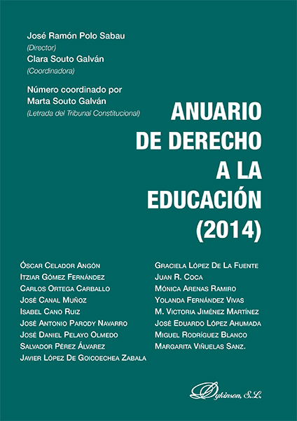 Anuario de Derecho a la Educación 2014