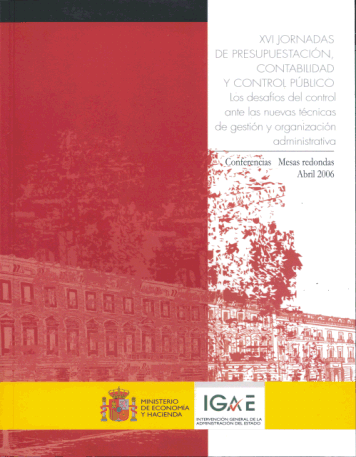 XVI Jornadas de presupuestación, contabilidad y control público