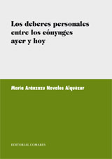 Los deberes personales entre los cónyuges ayer y hoy