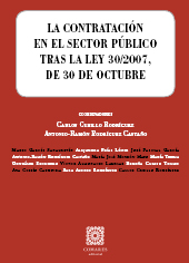 La contratación en el sector público tras la Ley 30/2007, de 30 de octubre