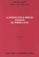 La introducción al derecho (EISAGOGE) del Patriarca Focio