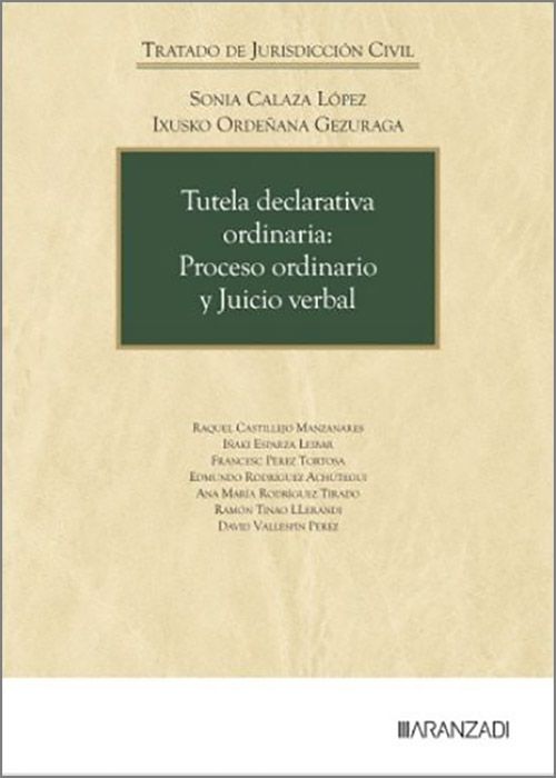 Tutela declarativa ordinaria: Proceso ordinario y Juicio verbal