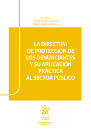 La directiva de protección de los denunciantes y su aplicación práctica al sector público