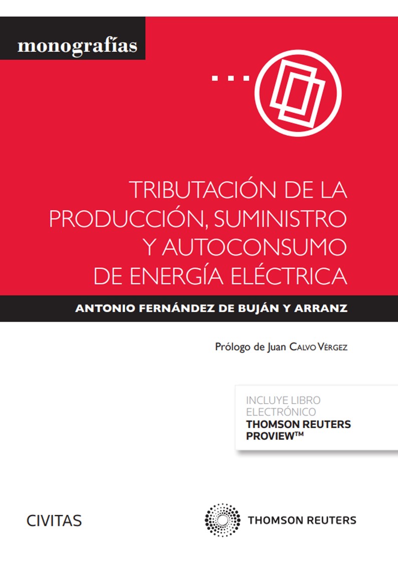 Tributación de la producción, suministro y autoconsumo de energía eléctrica 