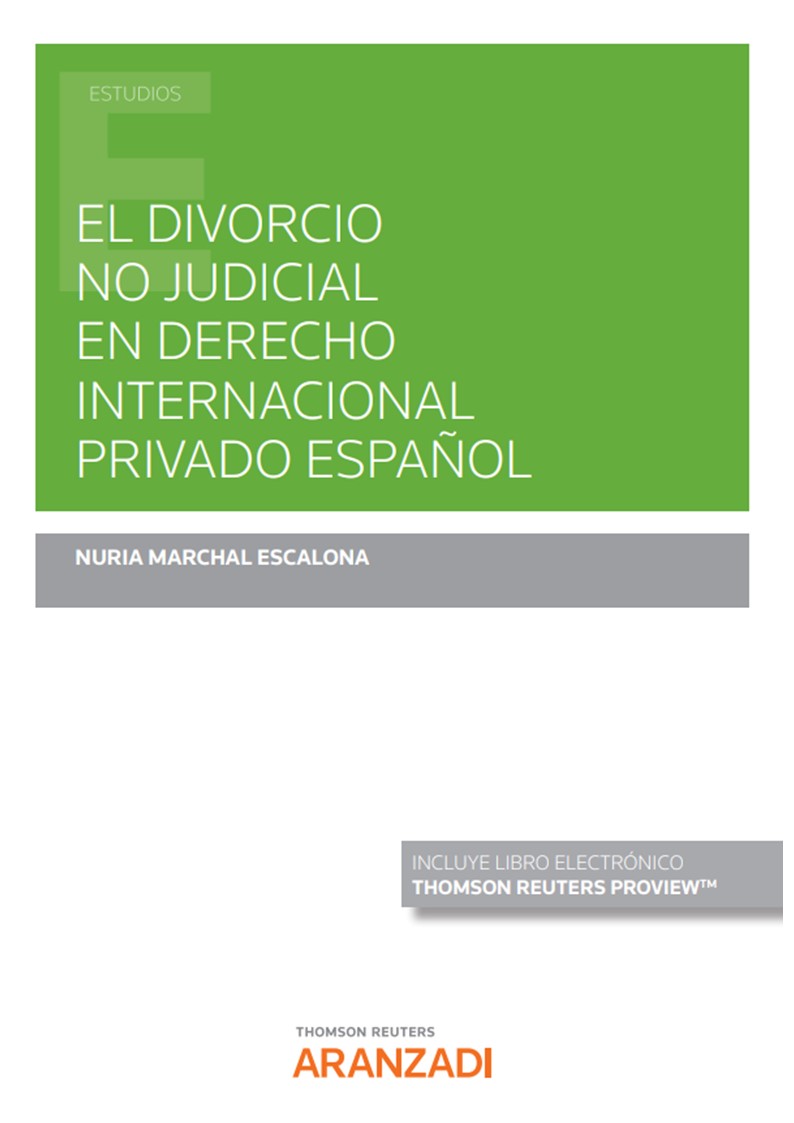 El divorcio no judicial en derecho internacional privado español
