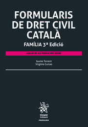 Formularis de dret civil català. Família