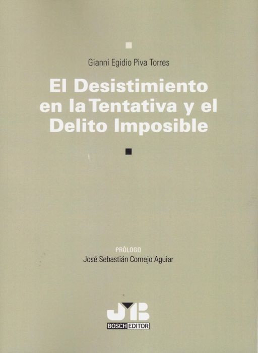 El desistimiento en la tentativa y el delito imposible