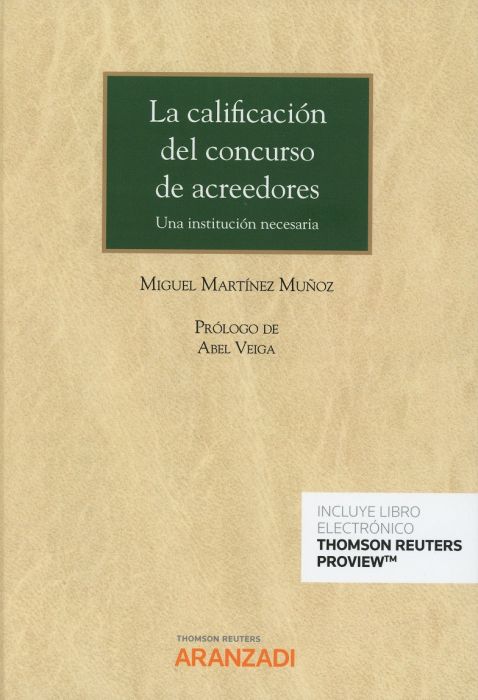 La calificación del concurso de acreedores