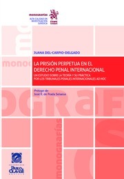 La prisión perpetua en el derecho penal internacional