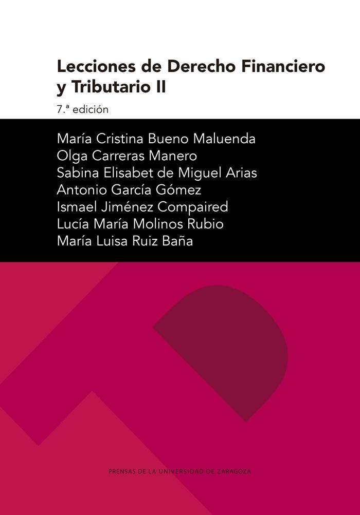 Lecciones de Derecho Financiero y Tributario II