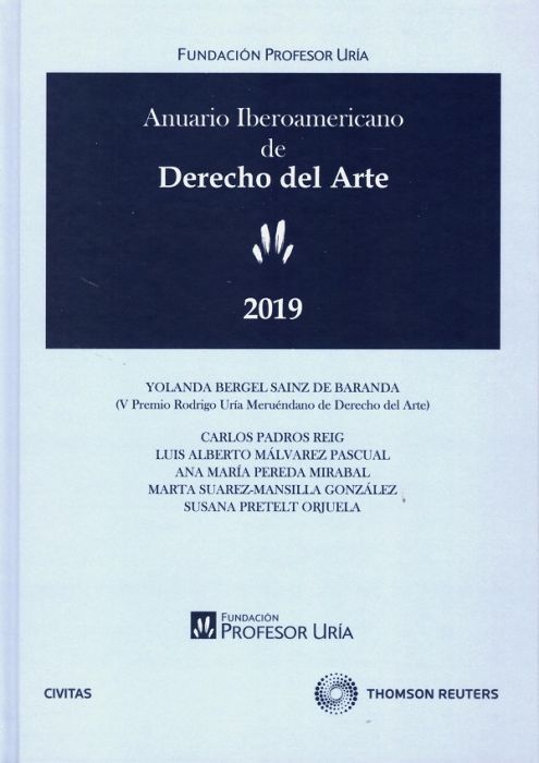 Anuario Iberoamericano de Derecho del Arte 2019