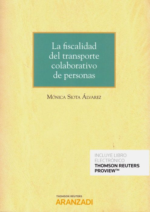 La fiscalidad del transporte colaborativo de personas