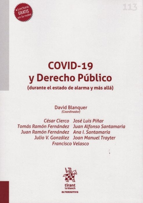 COVID-19 y Derecho Público (durante el estado de alarma y más allá)