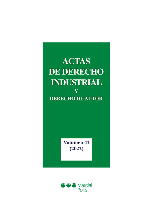 Actas de Derecho Industrial y Derecho de Autor. Volumen 42 (2022)