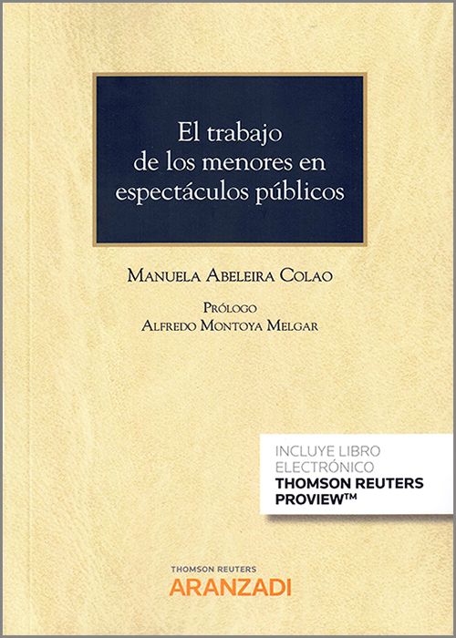 El trabajo de los menores en espectáculos públicos