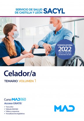 Celador/a. Servicio de Salud de Castilla y León (SACYL) Temario. Volumen 1. 9788414264157
