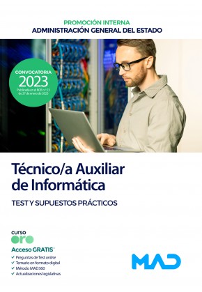 Técnico/a Auxiliar de Informática (promoción interna) Administración General del Estado. Test y Supuestos prácticos. 9788414269237