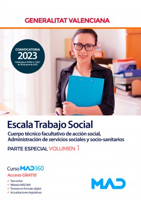 Escala Trabajo Social. Generalitat Valenciana. Parte especial. Volumen 1