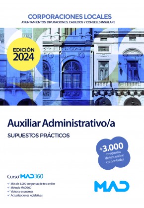 Auxiliar Administrativo/a de Corporaciones Locales. Supuestos prácticos