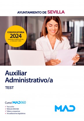 Auxiliar Administrativo/a. Ayuntamiento de Sevilla. Test